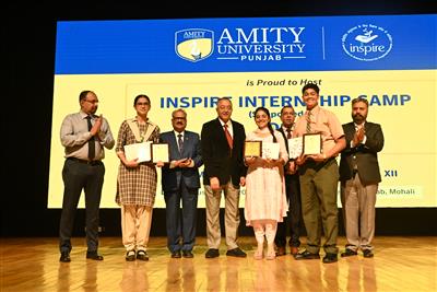 Amity University Punjab hosts DST INSPIRE internship camp for budding scientists