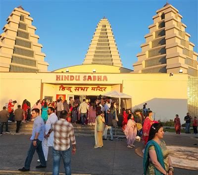 Community Unites for Karwachauth Celebration at Hindu Sabha Mandir in Brampton, Ontario